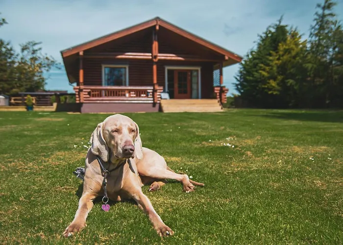 Bunnahahbain - Two Bedroom Luxury Log Cabin With Private Hot Tub